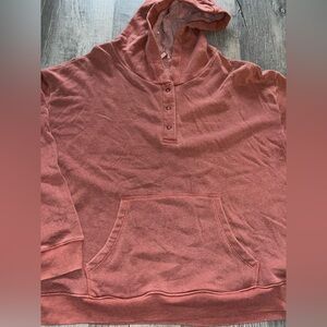American Eagle Outfitters Coral Pullover Hoodie